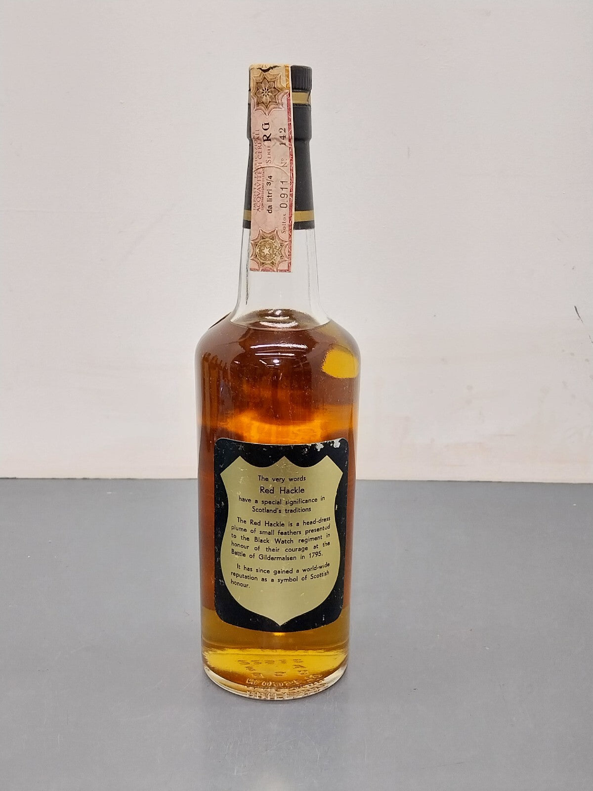 Whisky Red Hackle bott. 0.75 cl