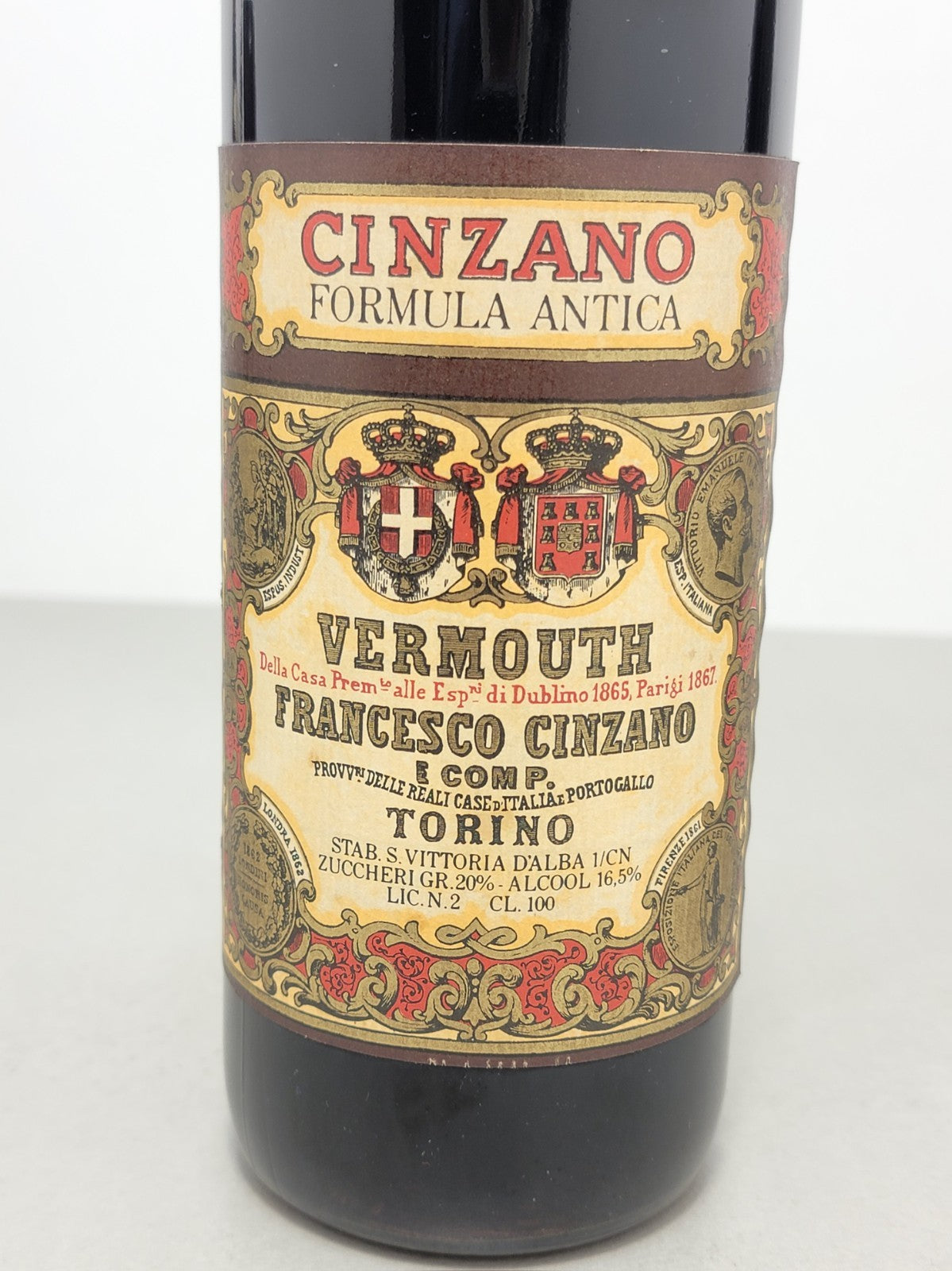 Vermouth Cinzano Antica Formula 1970s Con Box bott. 1 litro 16,5%