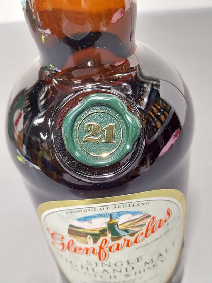 Whisky Glenfarclas 21 Years Old Single Highland Malt anni 90 bott.0.75 cl