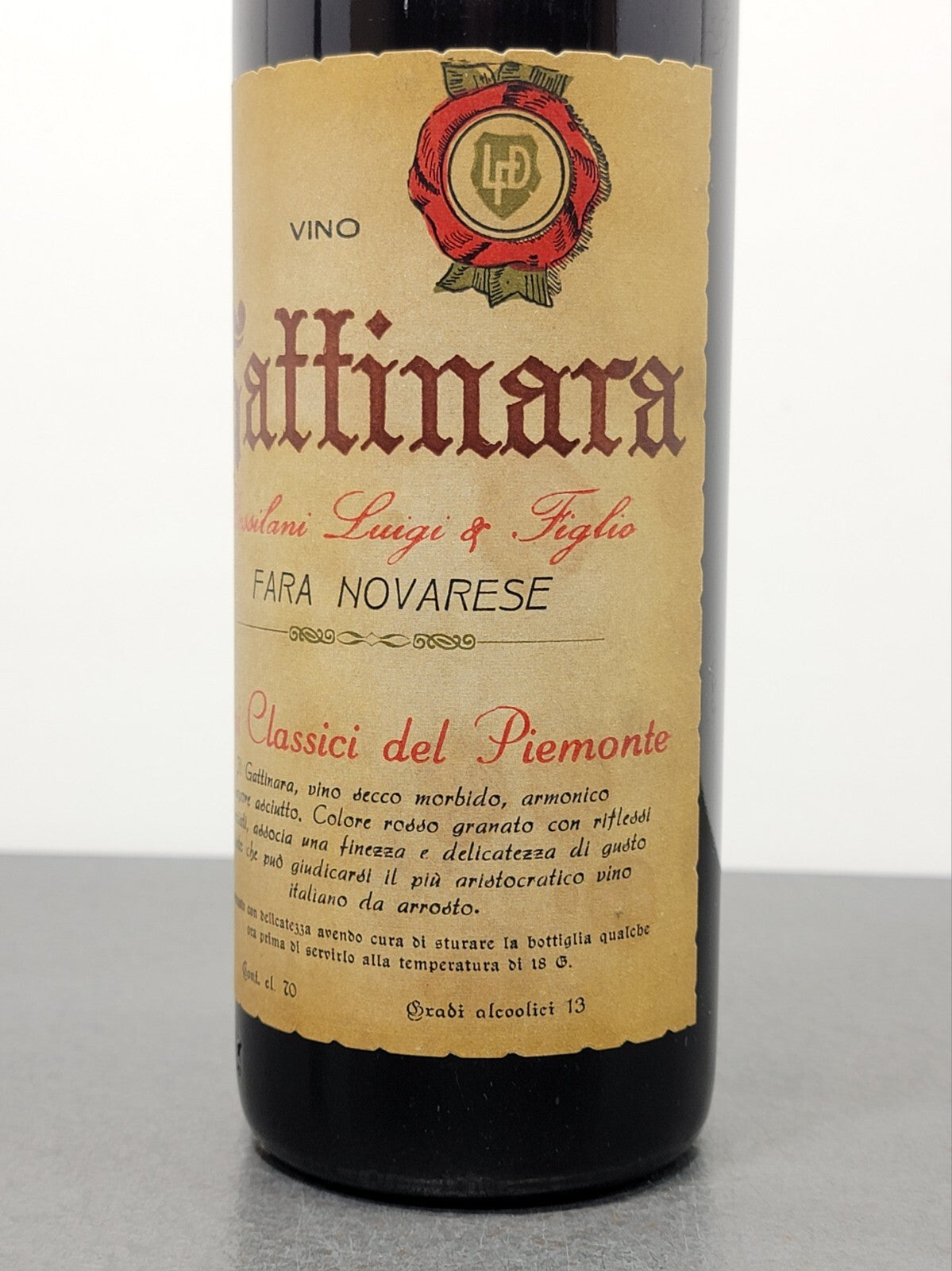 Gattinara Dessilani Luigi & Figlio 1958 bott.70 cl 13%