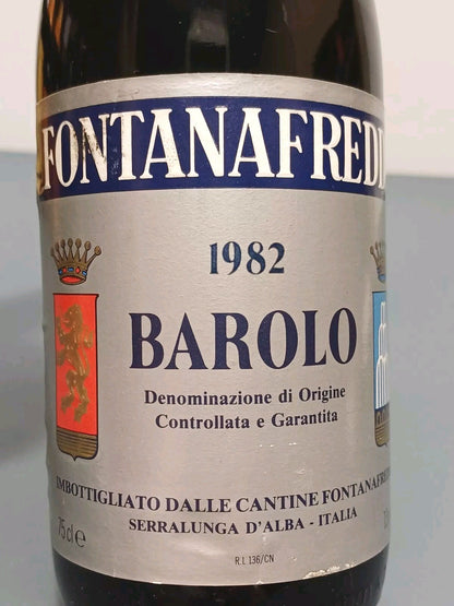 Barolo Fontanafredda 1982 Serralunga D'alba bott.75 cl 13%