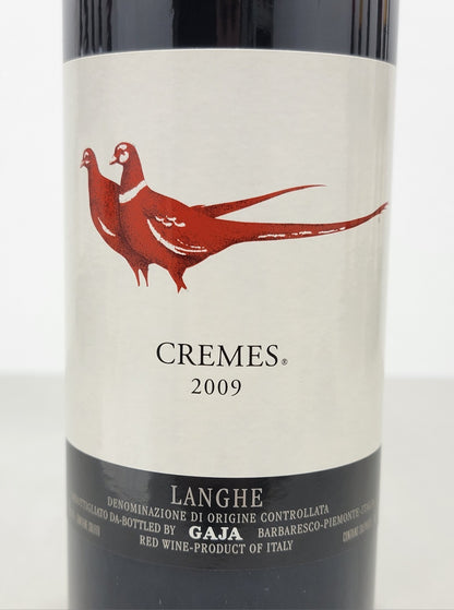 Cremes Langhe Gaja 2009 bott.75 cl 14%