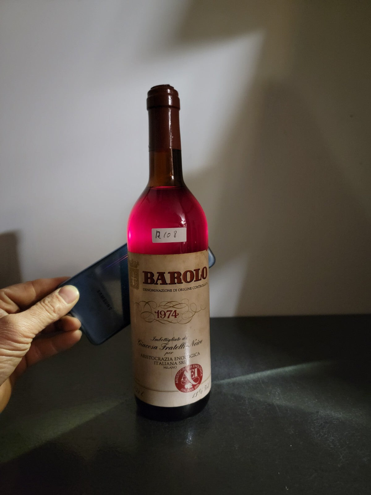 Barolo Fratelli Giacosa 1974 Neive bott. 72 cl 13%