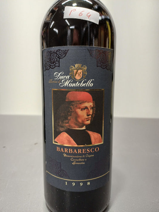 Barbaresco Duca Bortini Di Montebello 1998 bott. 75 cl 13,5%