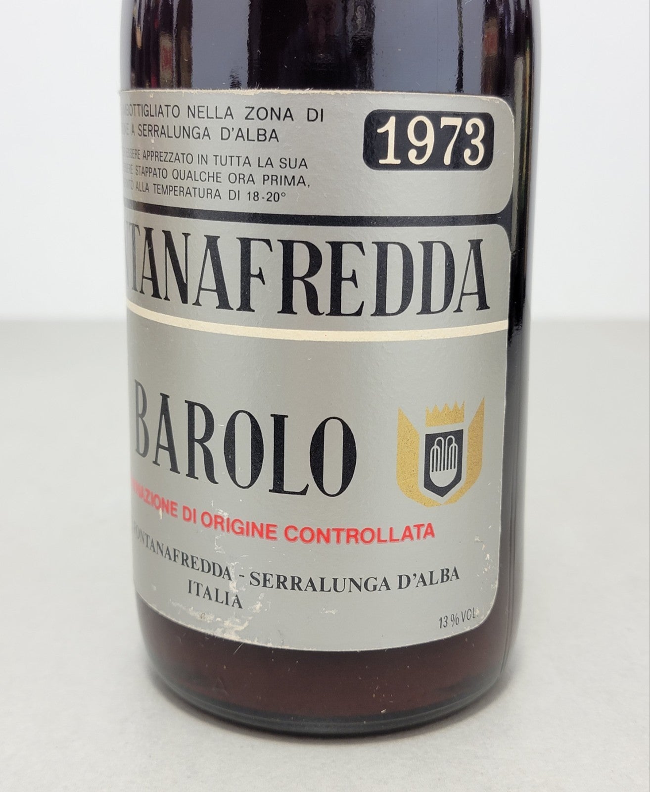 Barolo Fontanafredda 1973 Serralunga D'Alba bott. 75 cl 13%
