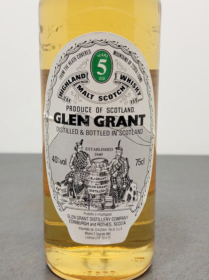 Glen Grant 5 years 1979 Highland Malt Scotch Whisky bott.75 cl 40%