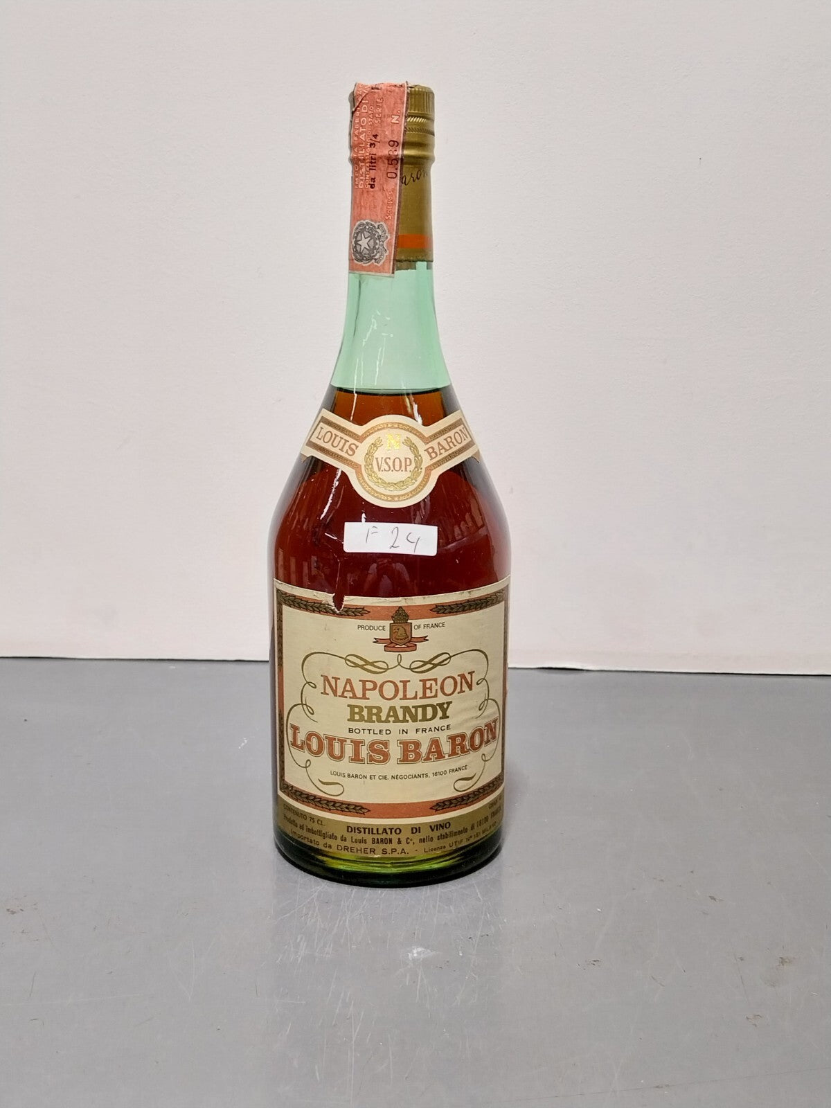 Brandy Napoleon Louis Baron anni 70 bott. 75 cl