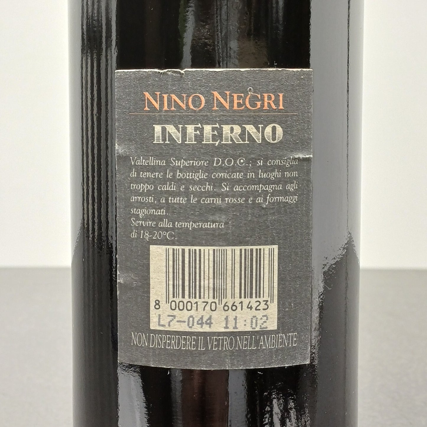 Inferno Nino Negri 1994 Valtellina Superiore bott. 75cl 12.5%