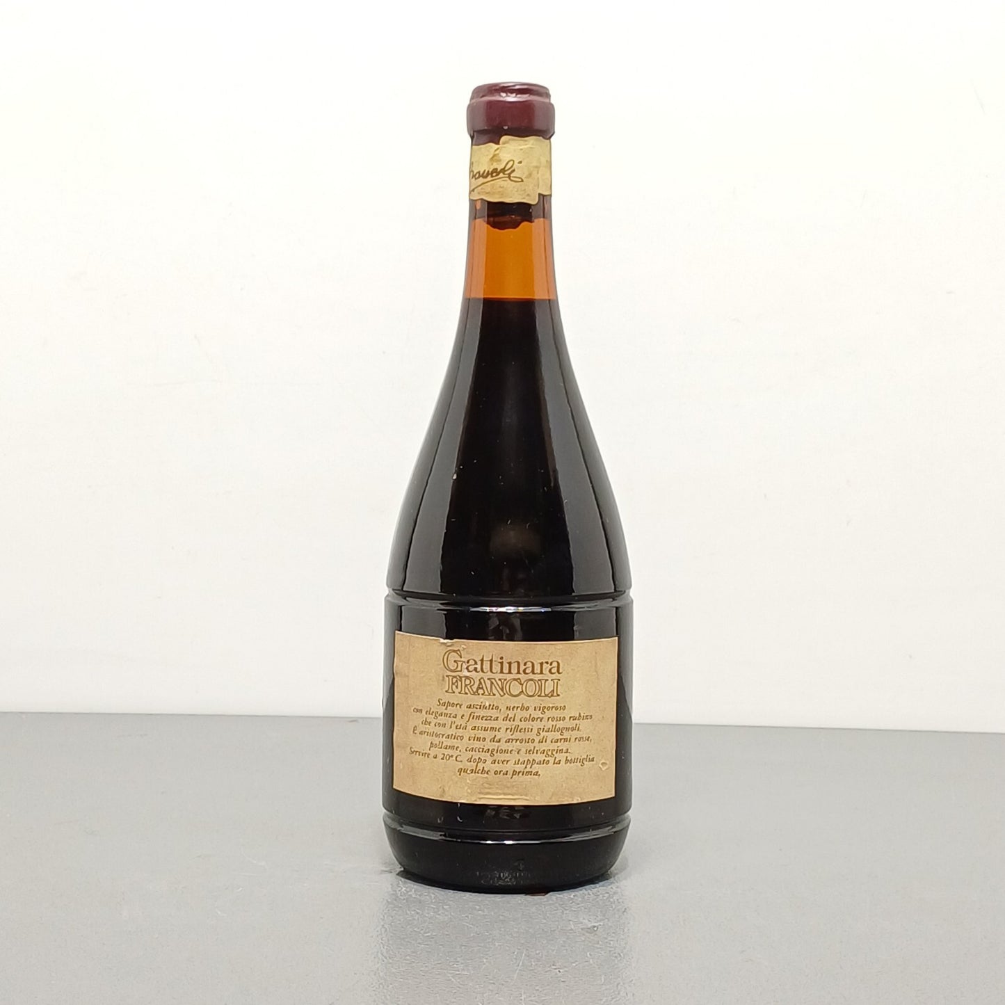 Gattinara 1974 Francoli Ghemme bott. 72 cl 12.5 %