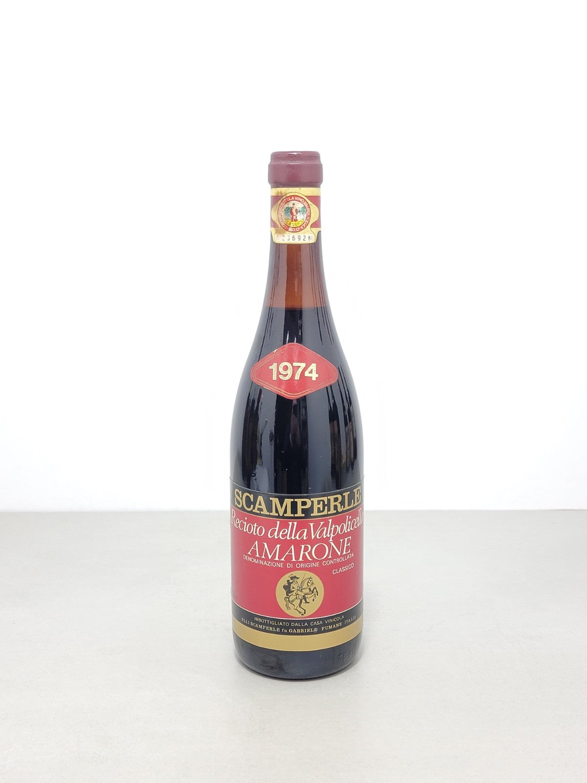 Amarone Scamperle 1974 Recioto Della Valpolicella bott. 75 cl 14,5%