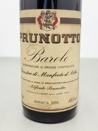 Barolo Prunotto Riserva 1976 Ginestra Di Monforte D'alba bott.75 cl 13%