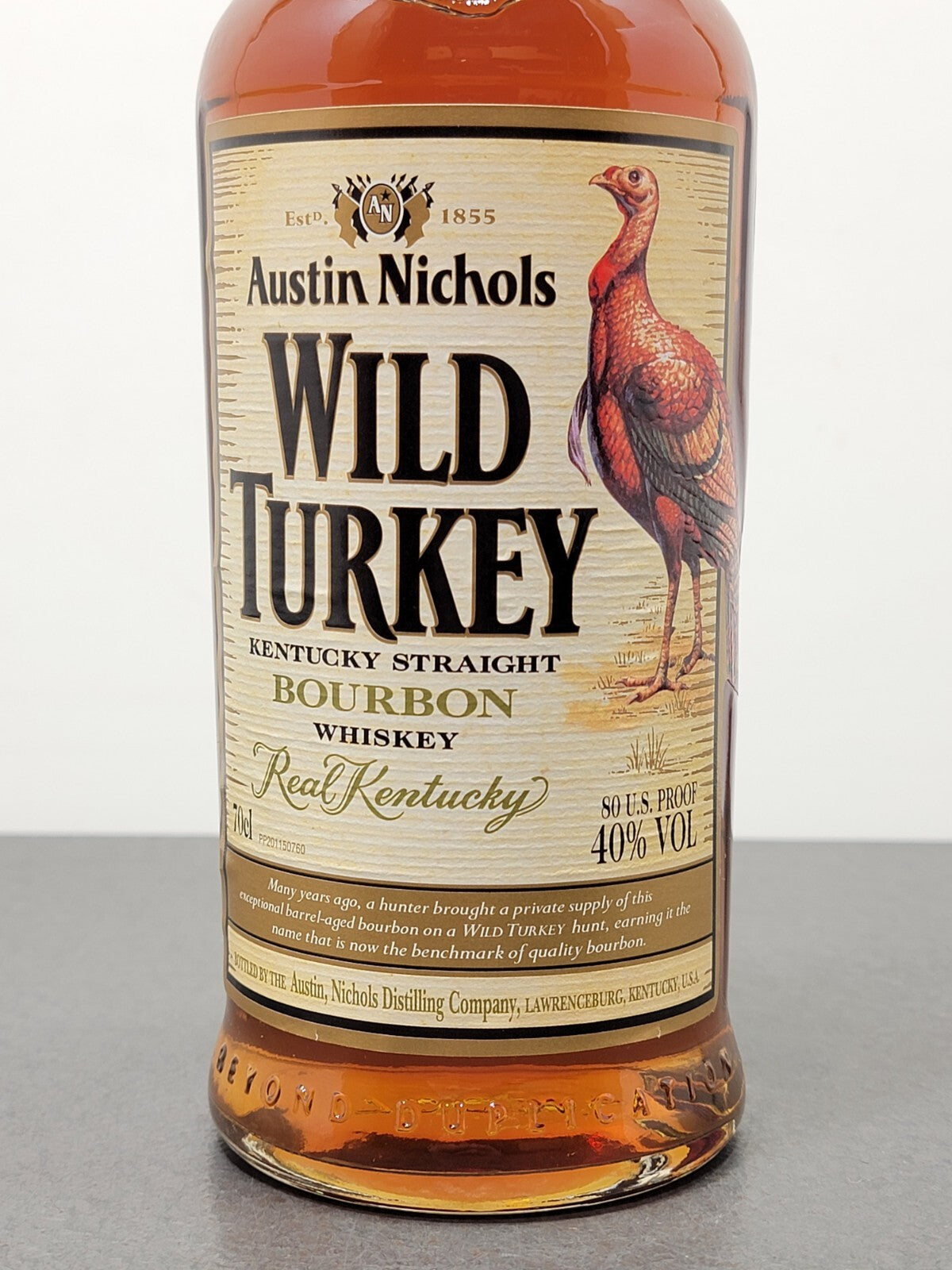 Wild Turkey 1990s Kentucky Straight Bourbon Whisky Austin Nichols bott 70 cl 40%