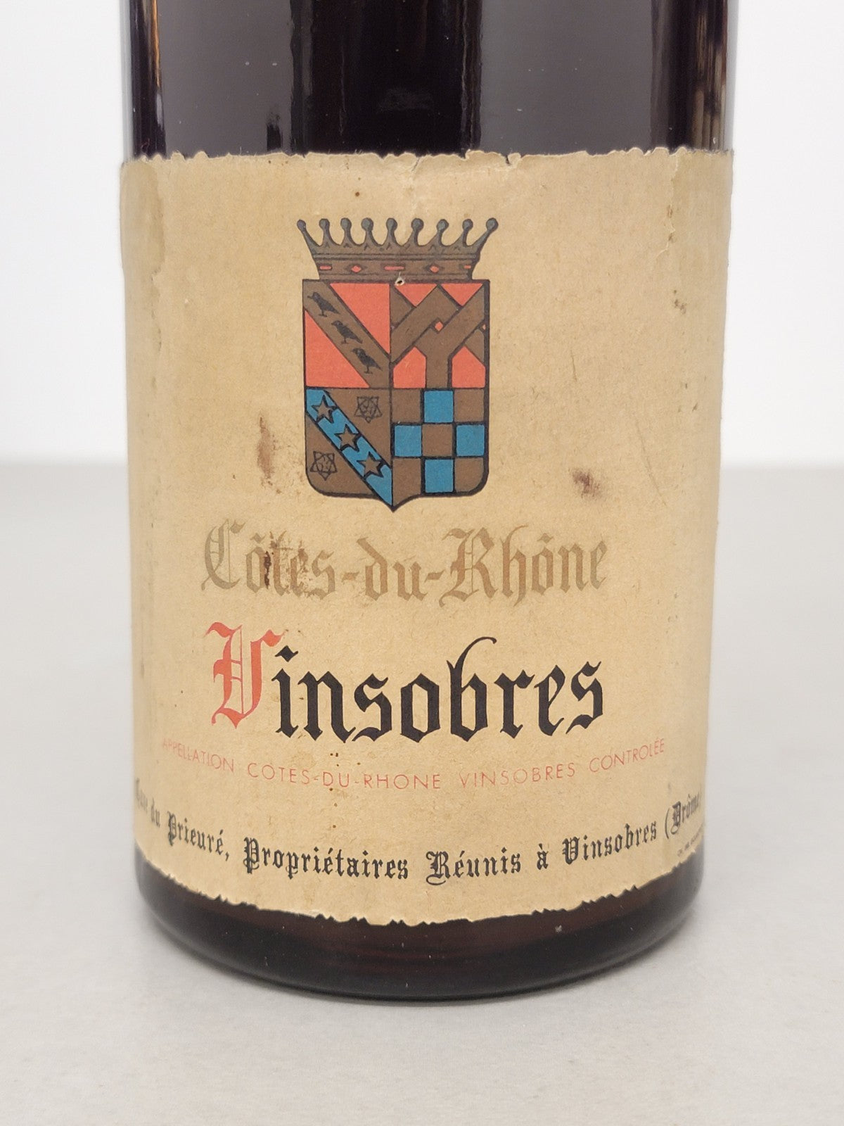 Cotes Du Rhone Vinsobres 1966 Cave du Prieure bott.75 cl 13%