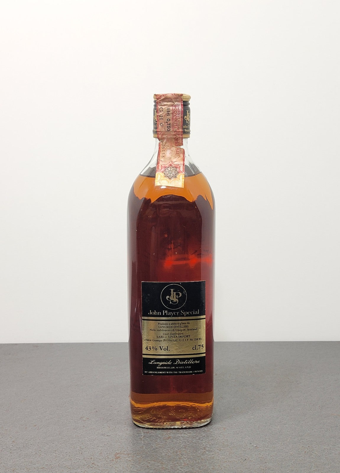 Whisky John Player Special 12 Years Old 1970s bott.75 cl 43%