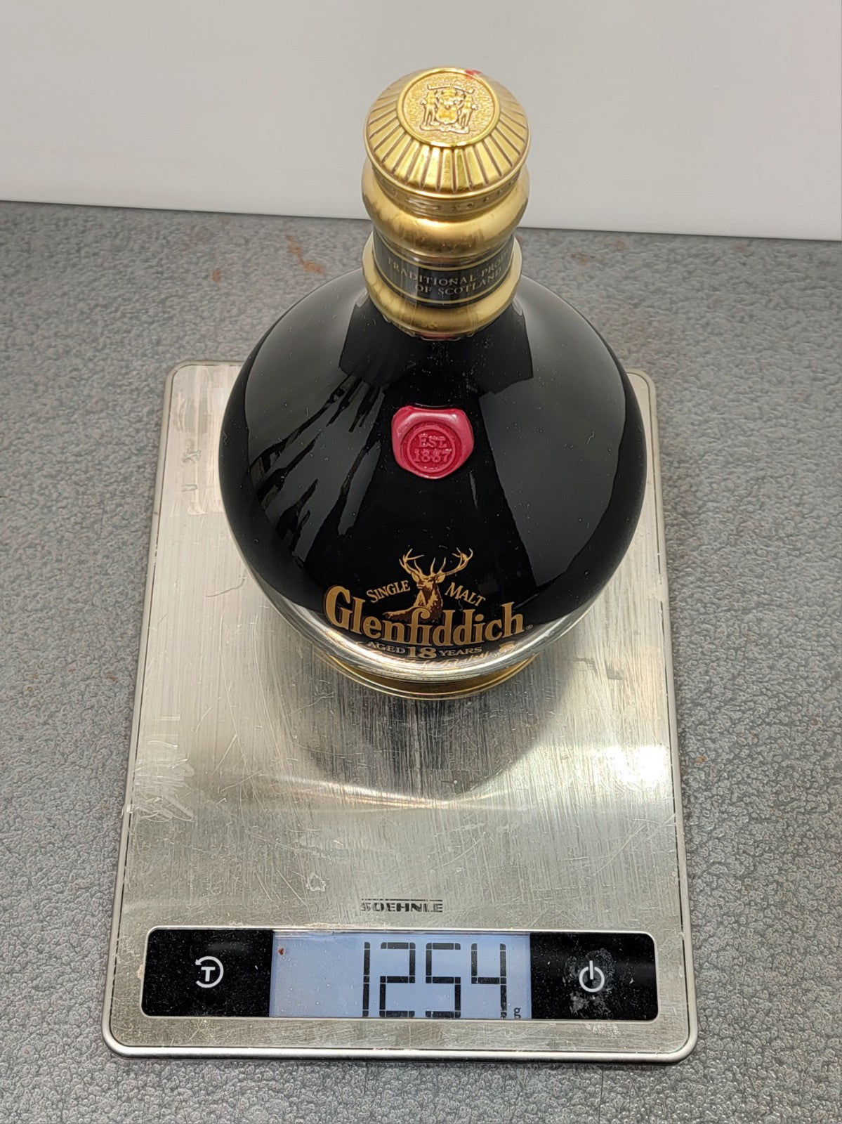 Whisky Glenfiddich 18 years Ancient Reserve Black 1980s Single Malt b.70 cl 40%