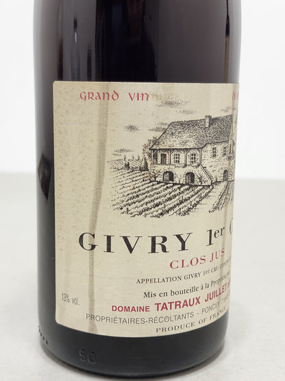Givry 1er Cru Clos Jus 2004 Domaine Tarraux Jean bott.75 cl 13 %