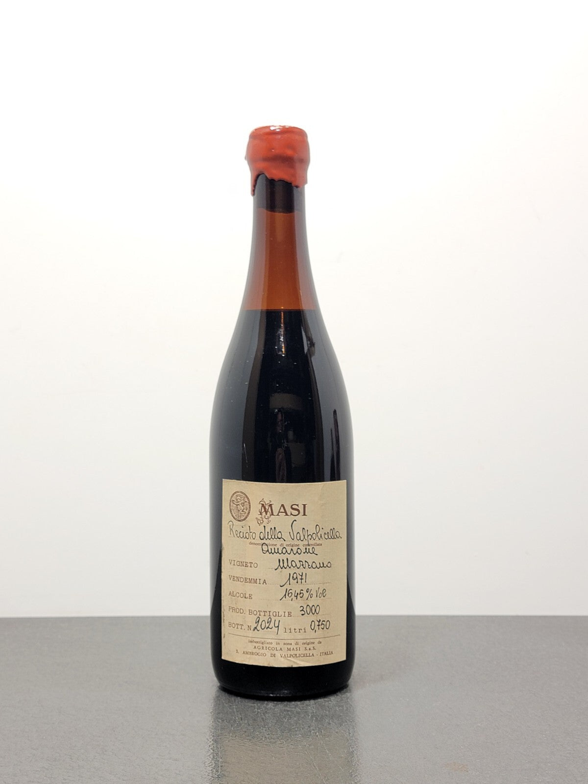 Amarone Masi Mazzano 1971 Recioto della Valpolicella bott..75 cl 16.5%