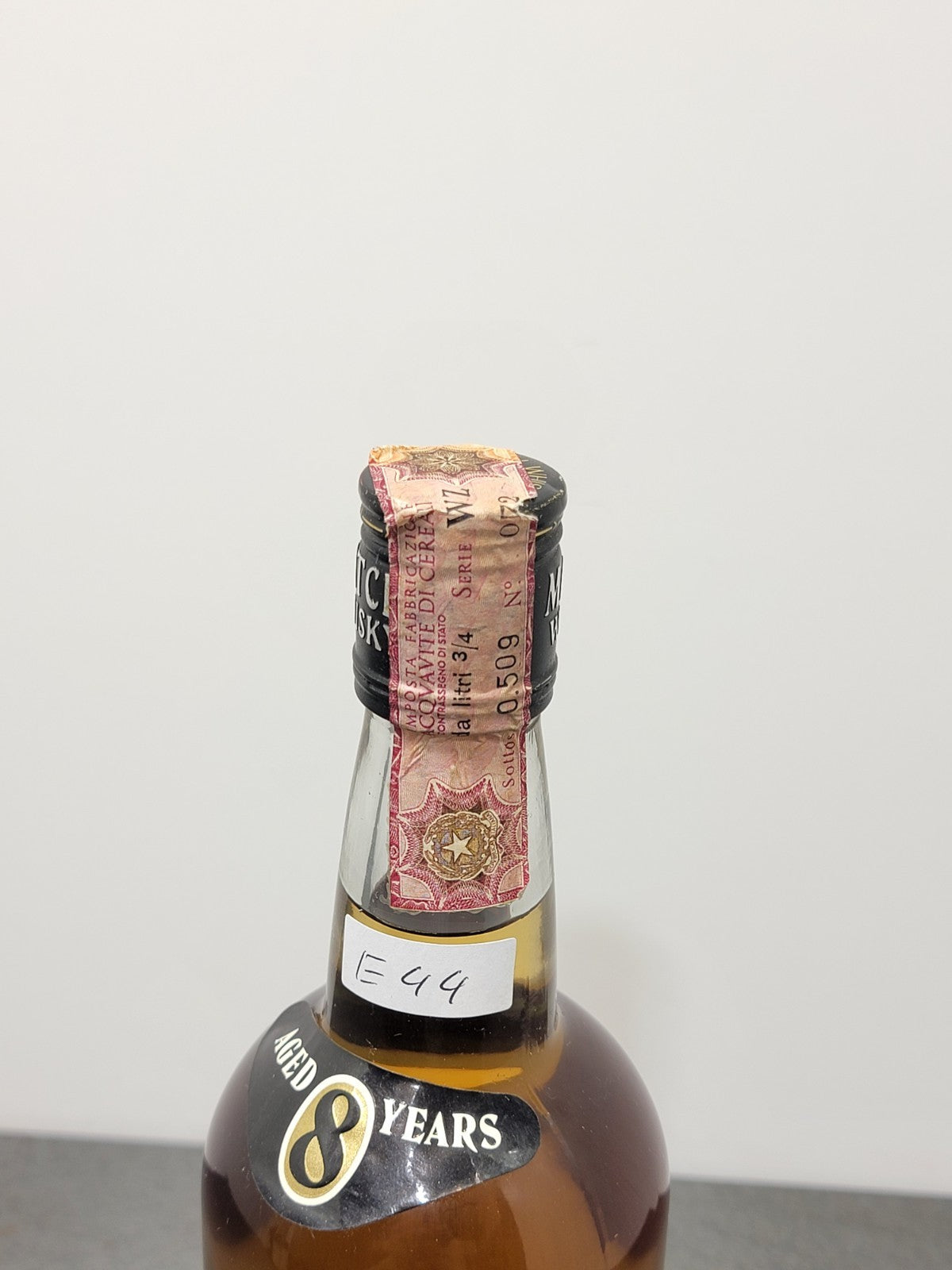 Whisky Match 8 years 1970s Blended Scotch Whisky bott.75 cl 43%