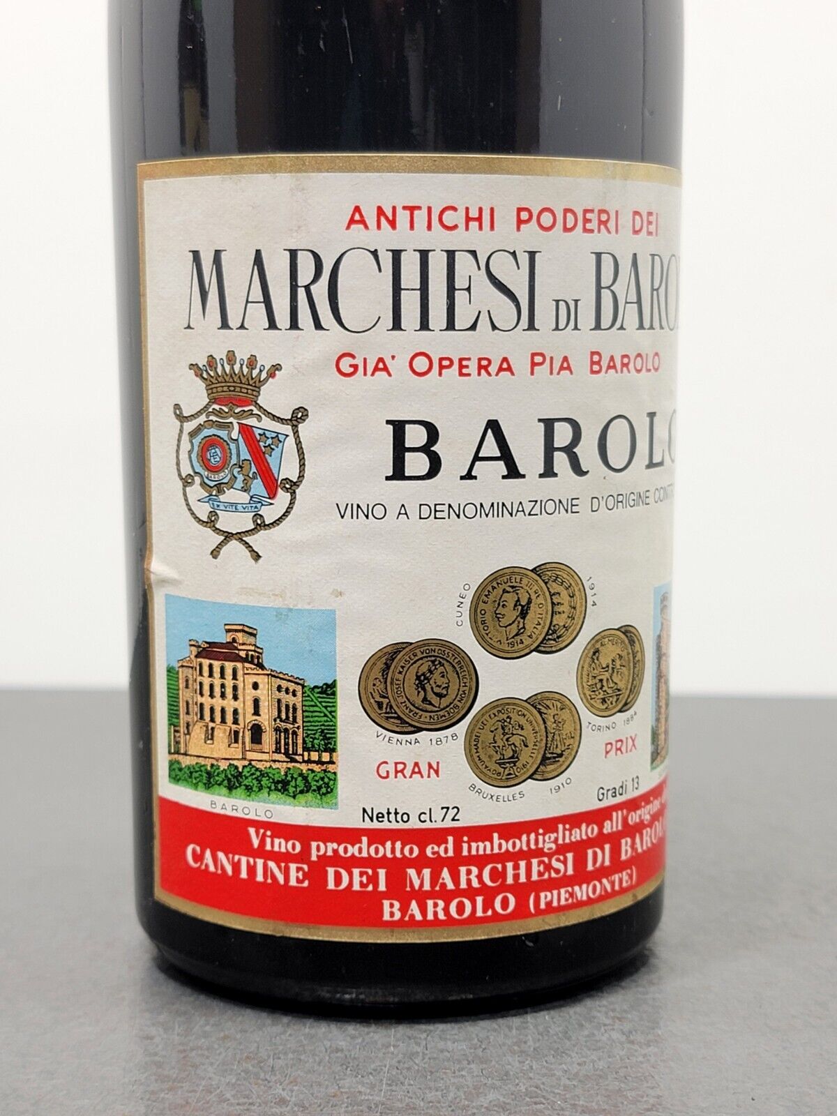 Barolo Marchesi di Barolo 1962 bott.72 cl 13%