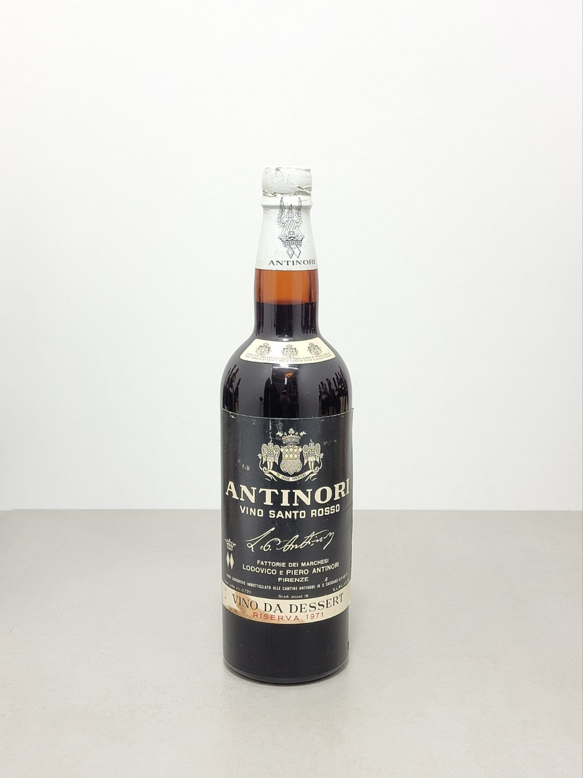 Vino Santo Antinori 1971 Riserva Vino Rosso Da Dessert bott. 72 cl 16%