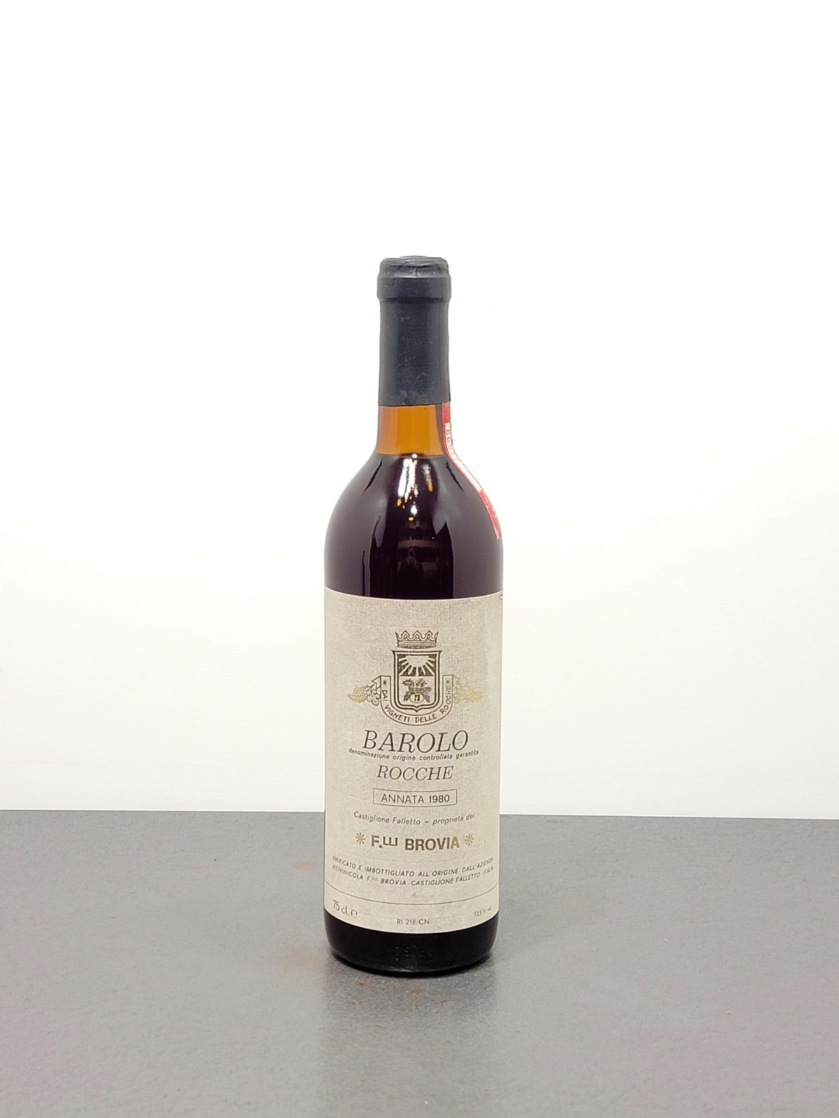 Barolo Rocche Fratelli Brovia 1980 Castiglione Falletto bott.75 cl 13.5%
