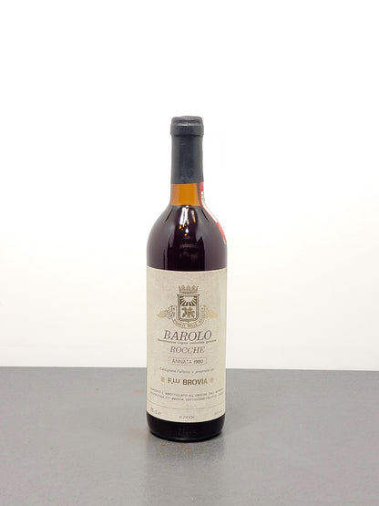 Barolo Rocche Fratelli Brovia 1980 Castiglione Falletto bott.75 cl 13.5%