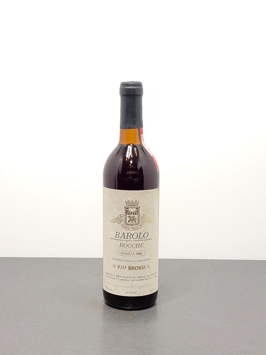 Barolo Rocche Fratelli Brovia 1980 Castiglione Falletto bott.75 cl 13.5%