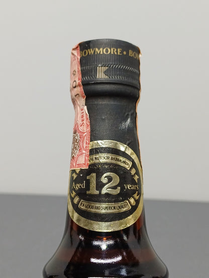Whisky Bowmore 12 years Old Islay Single Malt anni 80 bott.75 cl 43%