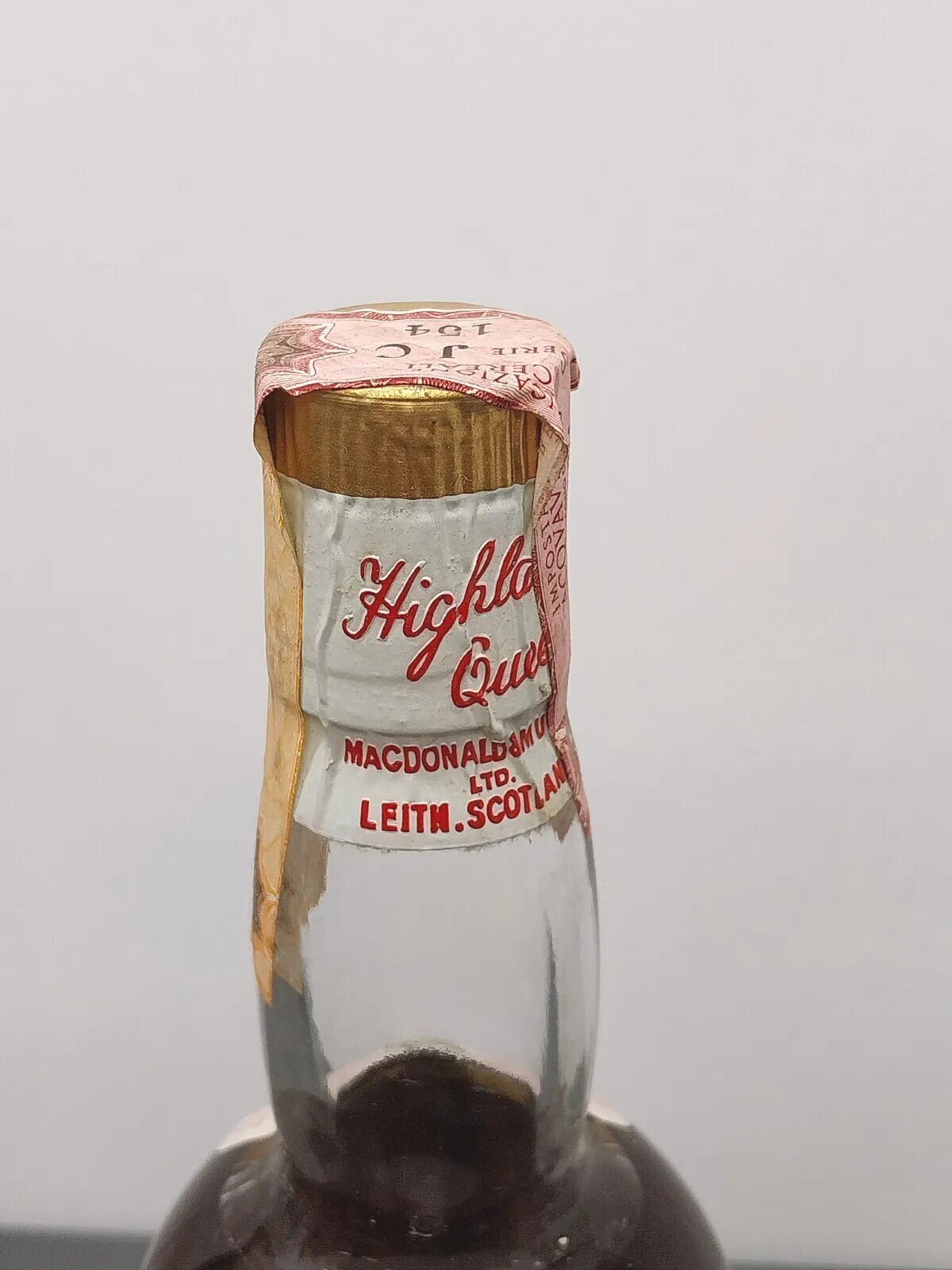 Whisky Highland Queen anni 60 bott. 0.75 cl