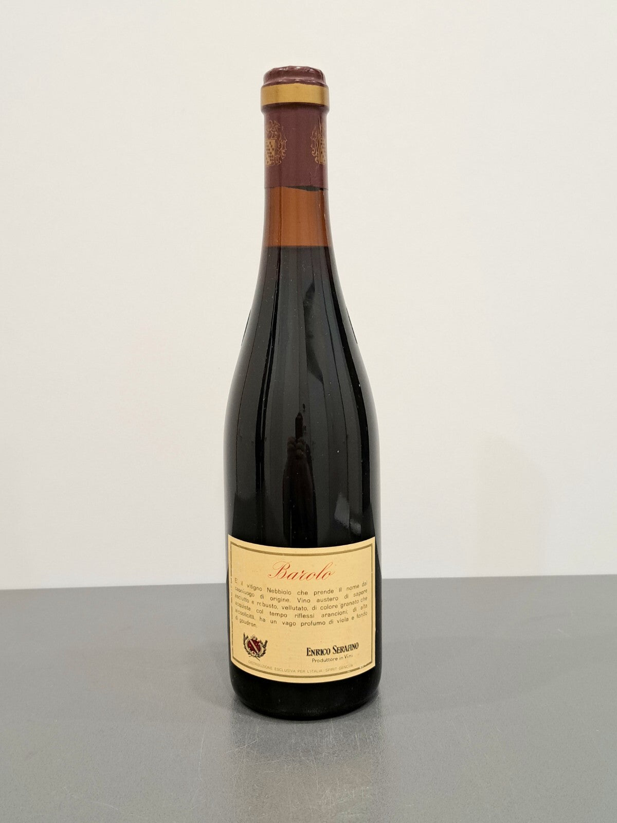 Barolo 1961 Enrico Serafino bott. 72 cl 13°
