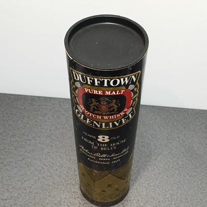 Whisky Dufftown 8 years Glenlivet 1980s Pure Malt Scotch Whisky bott.75 cl 40 %