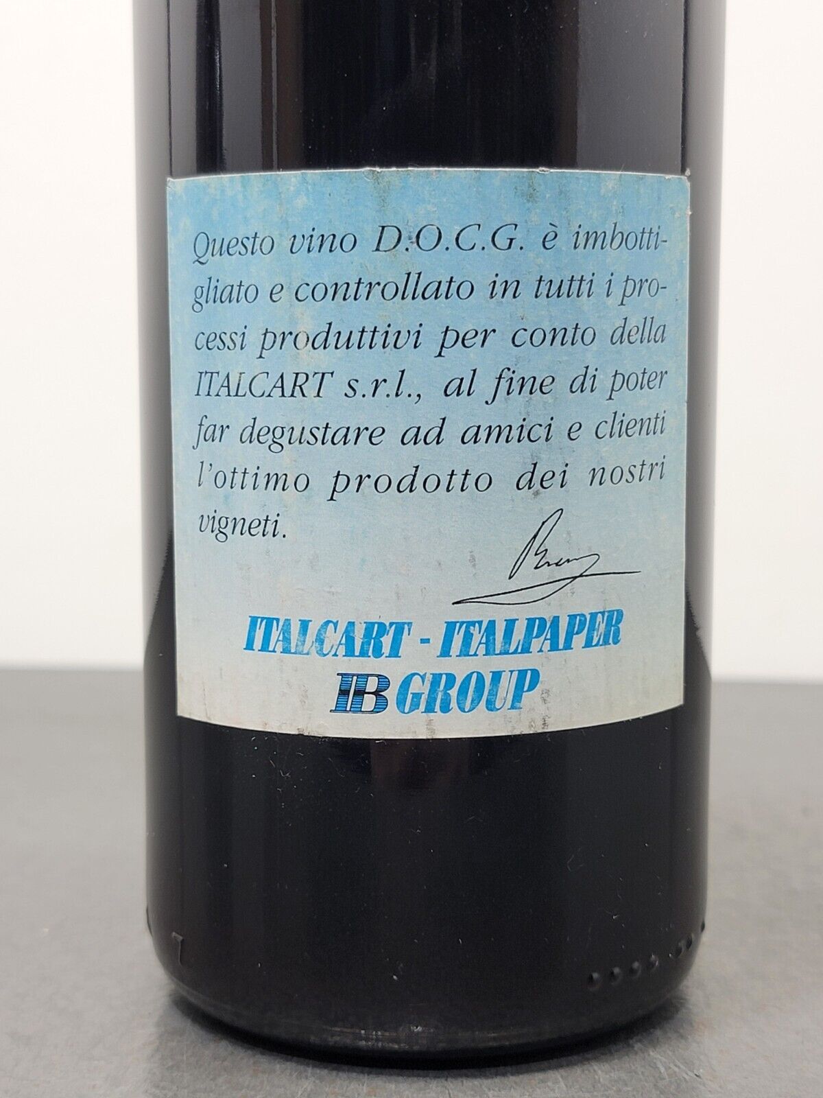 Barbaresco Musso Pora 1995 bott. 75 cl 13.5%