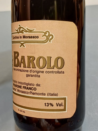Barolo Priarone Franco 1981 Morsasco bott.75 cl 13%