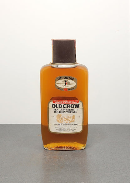 Whisky Old Crow 6 Years Kentucky Straight Bourbon 1970s bott. 75 cl 40%