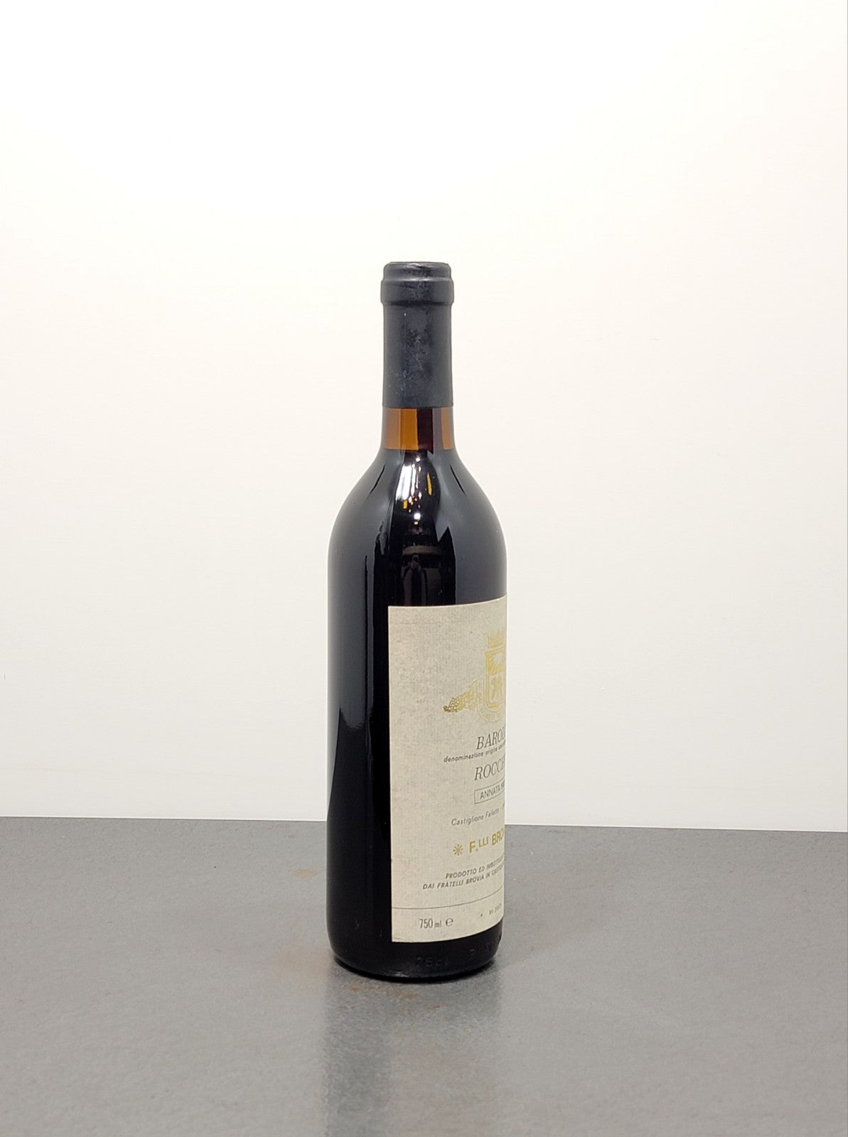Barolo Rocche Fratelli Brovia 1983 Castiglione Falletto bott. 75 cl 13.5%