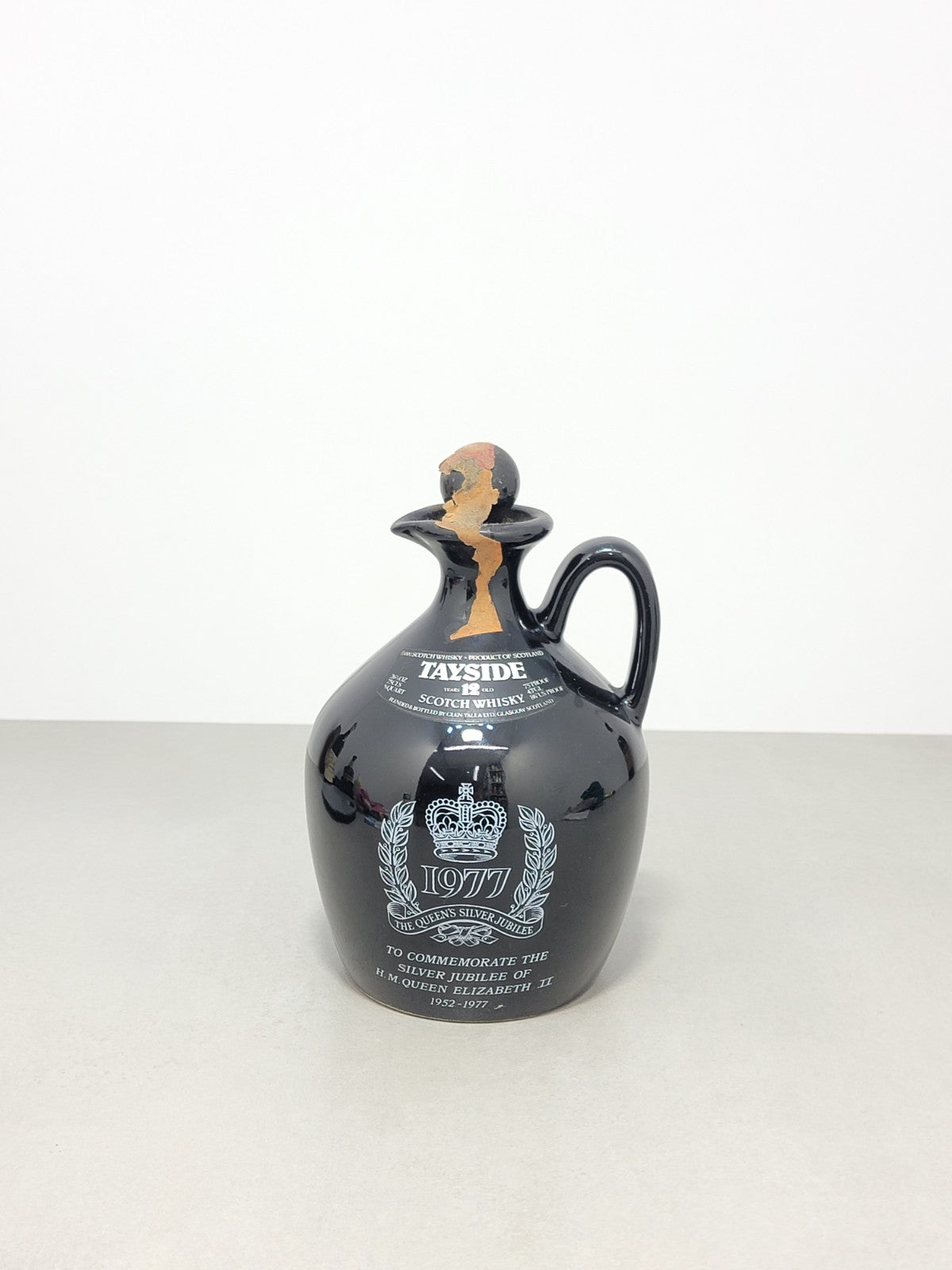 Whisky Tayside 12 years 1977 Decanter Silver Jubilee Queen's Elizabeth 75 cl 43%