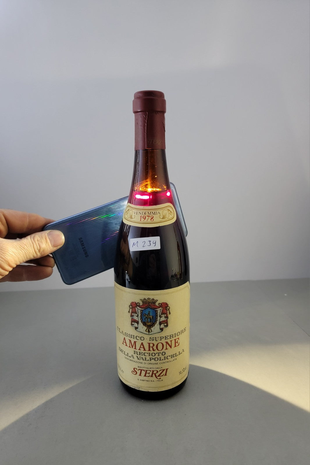 Amarone Sterzi 1978  Valpolicella Classico Superiore bott. 75 cl 14,2%