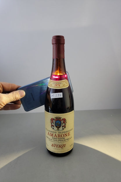 Amarone Sterzi 1978  Valpolicella Classico Superiore bott. 75 cl 14,2%