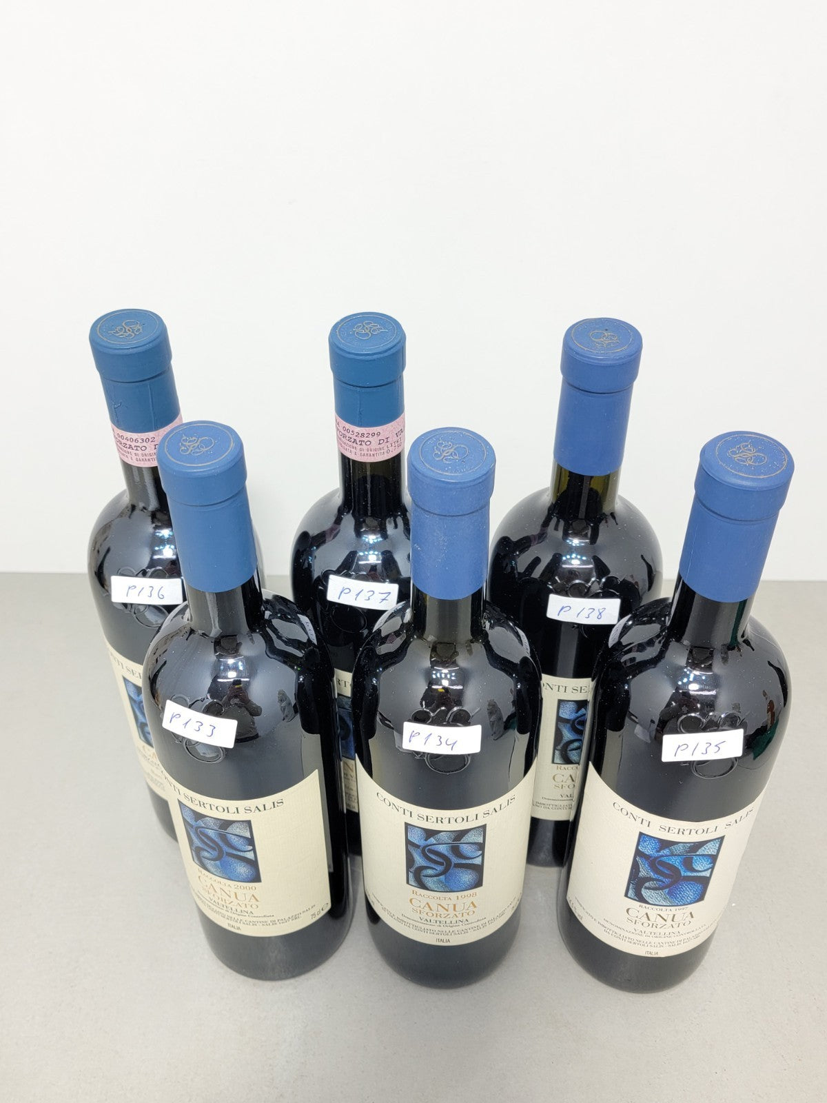 Canua Conti Sertoli Salis 1997,98,99,2000,01,02 Cassa In Legno 6 Bottle 75 cl