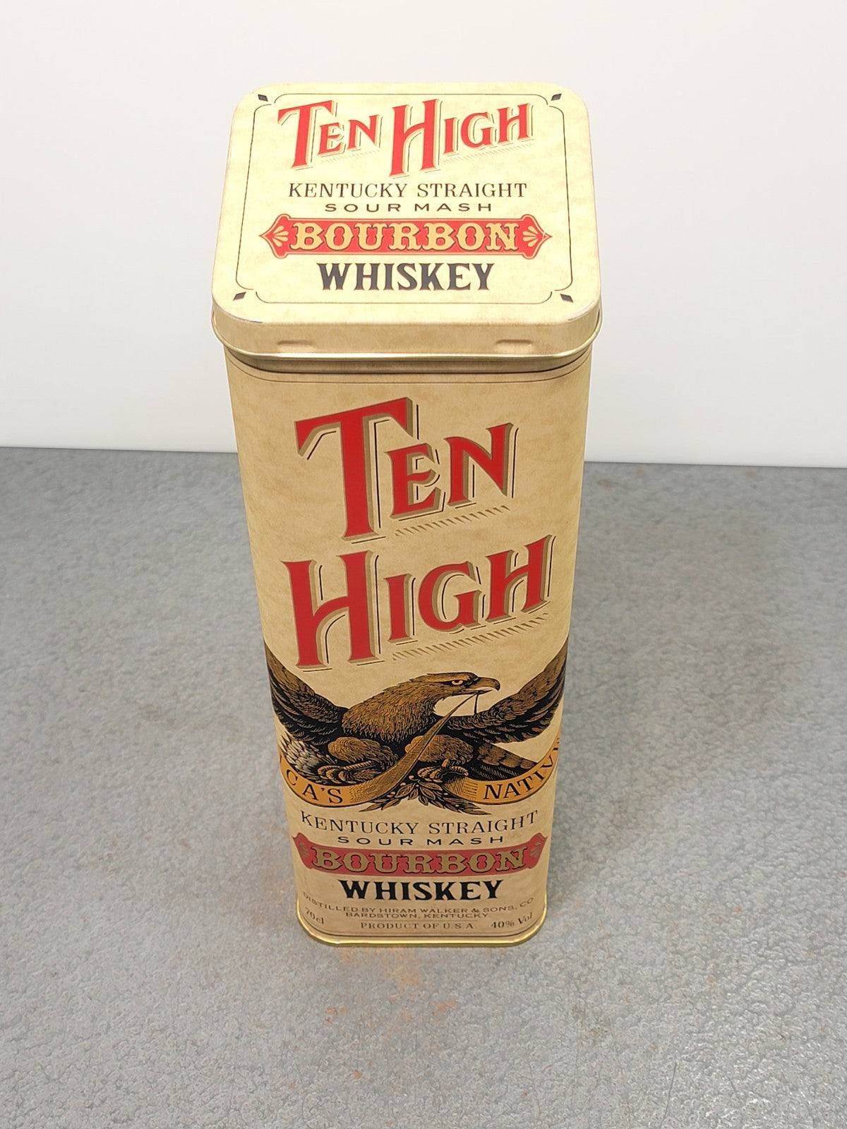Whisky Ten High Kentucky Straight Bourbon Whisky 1990s bott.70 cl 40%