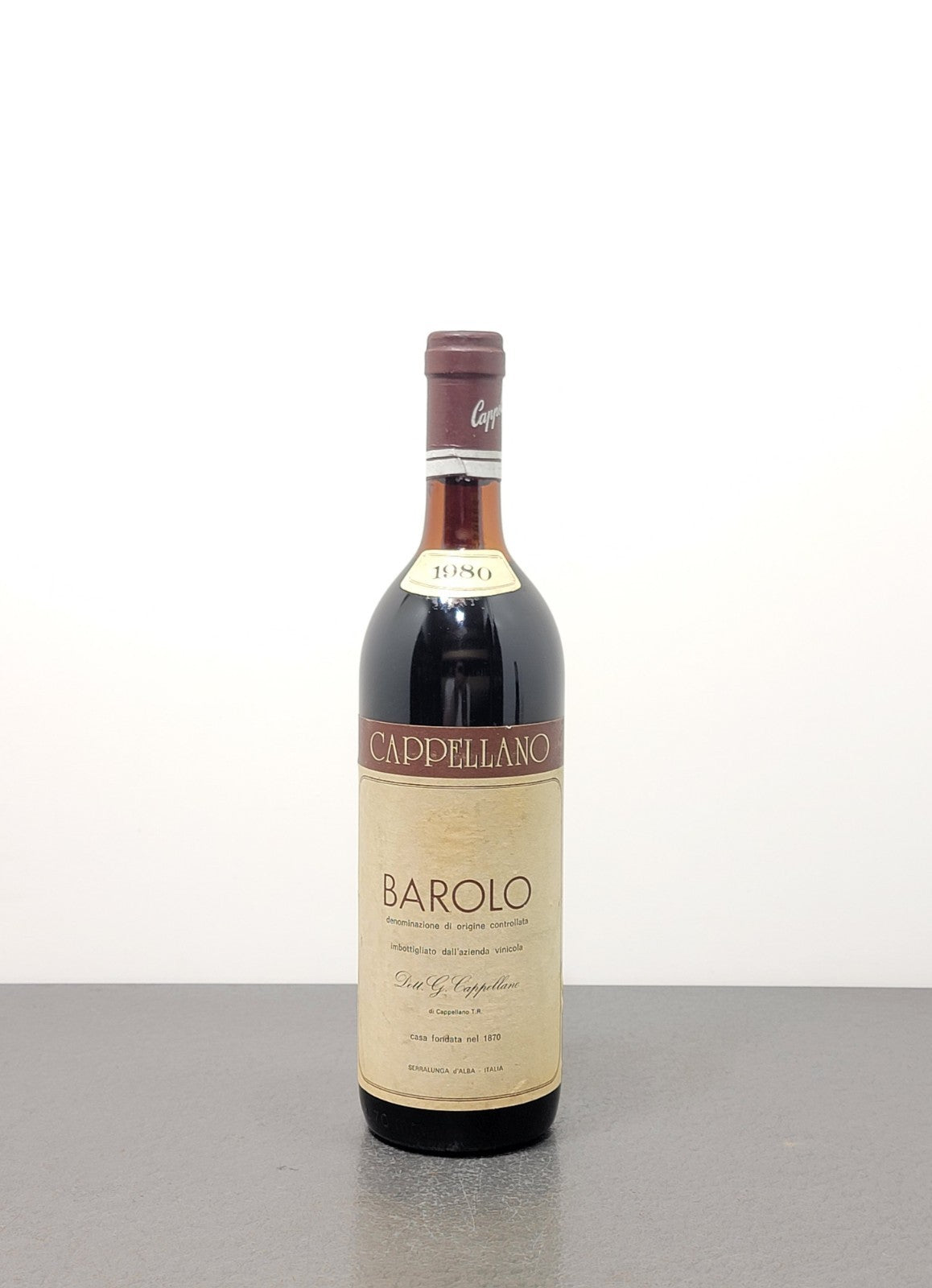 Barolo Cappellano 1980 Serralunga d'Alba bott.75 cl 13.5%