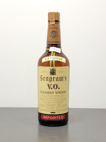 Whisky Canadian Seagram's V.O. 1967 6 Years Old bott.75 cl 43%