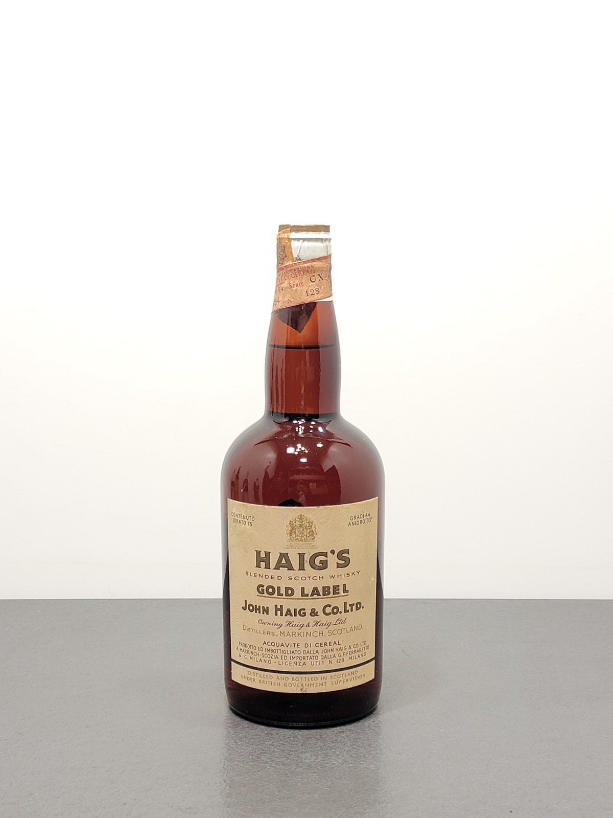 Whisky Haig's Gold Label 1950s Blended Scotch Whisky bott.75 cl 44%