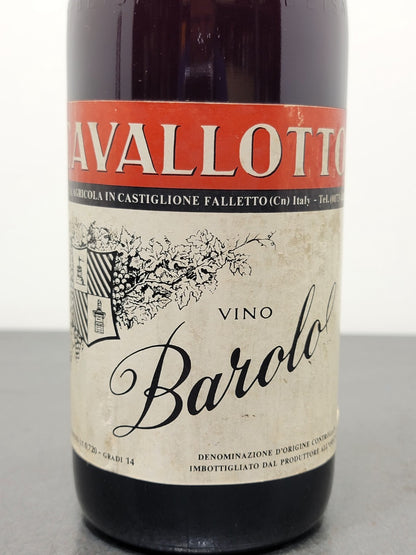 Barolo Cavallotto Bricco Boschis 1970 Castiglione Falletto bott.72 cl 14%