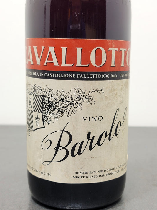 Barolo Cavallotto Bricco Boschis 1970 Castiglione Falletto bott.72 cl 14%