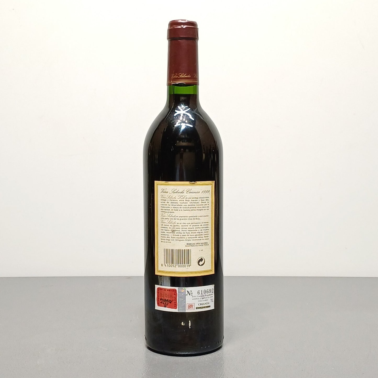 Vina 1999 Salceda Riserva Rioja bott.75 cl. 13%