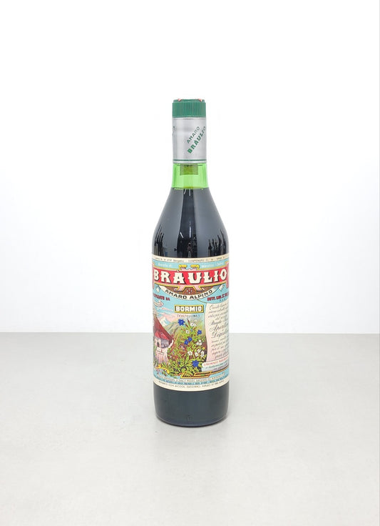 Amaro Alpino Braulio 1970s F. Peloni  Bormio Valtellina bott. 75 cl 21%