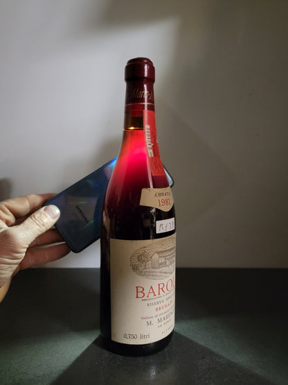 Barolo Brunate Marengo 1981 Riserva Speciale La Mora bott75 cl 14%