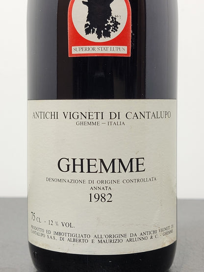 Ghemme 1982 Antichi Vigneti Di Cantalupo Alberto & Maurizio Arluno bott 75 cl