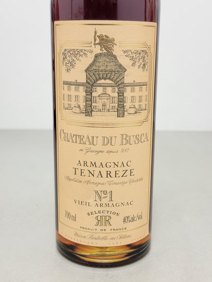 Armagnac Chateau Du Busca Tenareze N.1 Vieil Armagnac Cassa in Legno 70 cl 40%